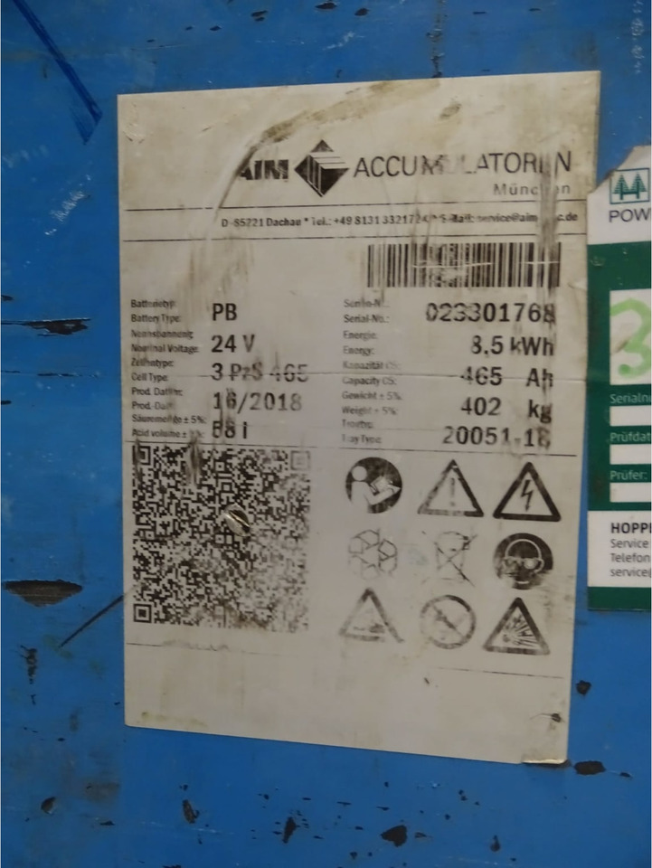 Battery Package 4x Batteries - Аккумулятор для Погрузочно-разгрузочной техники: фото 5 Battery Package 4x Batteries - Аккумулятор для Погрузочно-разгрузочной техники: фото 5