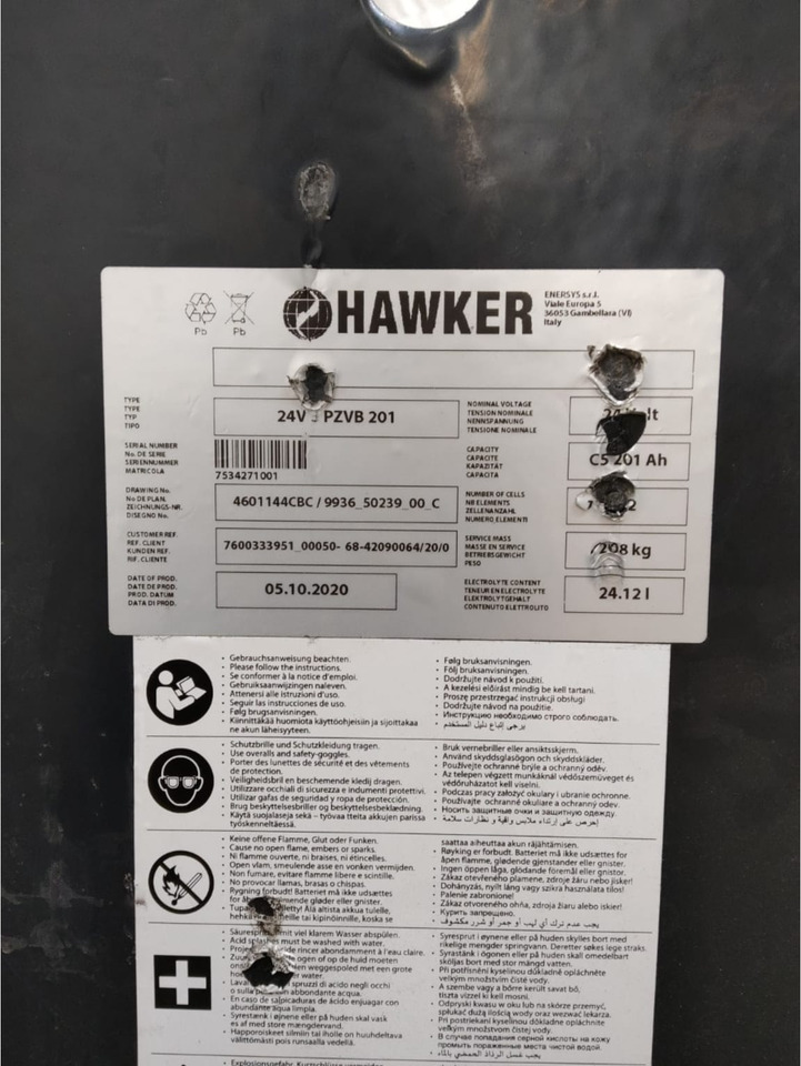 Battery Package 5x Batteries - Аккумулятор для Погрузочно-разгрузочной техники: фото 5 Battery Package 5x Batteries - Аккумулятор для Погрузочно-разгрузочной техники: фото 5