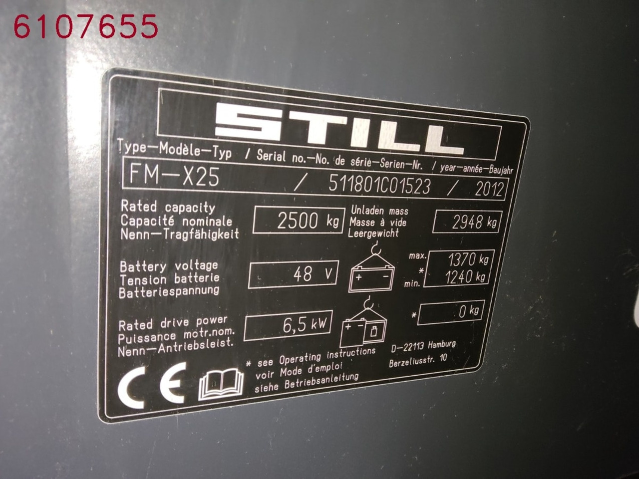 STILL FM-X25 - Ричтрак: фото 5 STILL FM-X25 - Ричтрак: фото 5