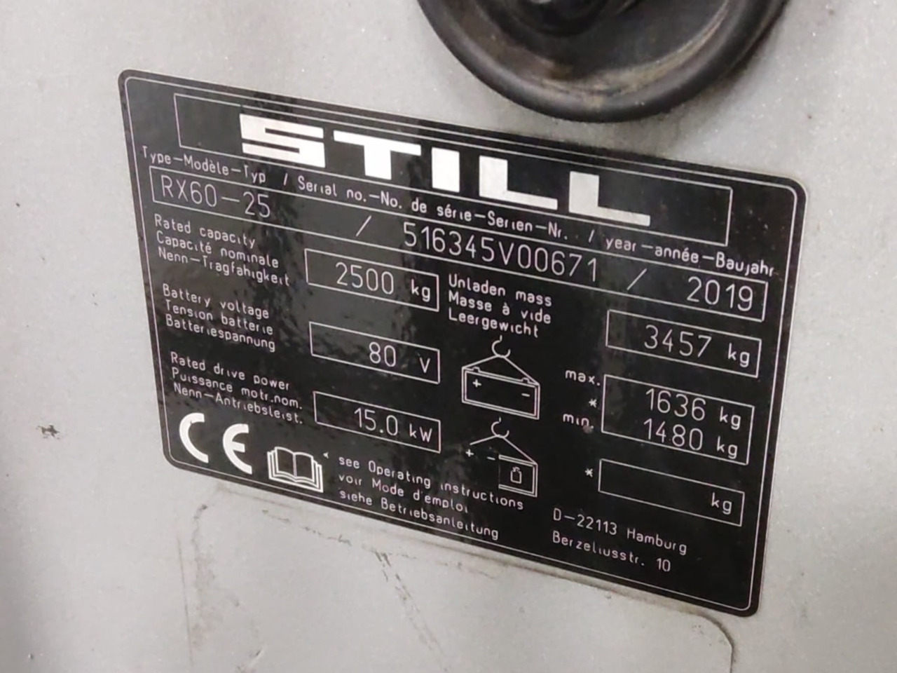 STILL RX60-25 - Электропогрузчик: фото 5 STILL RX60-25 - Электропогрузчик: фото 5