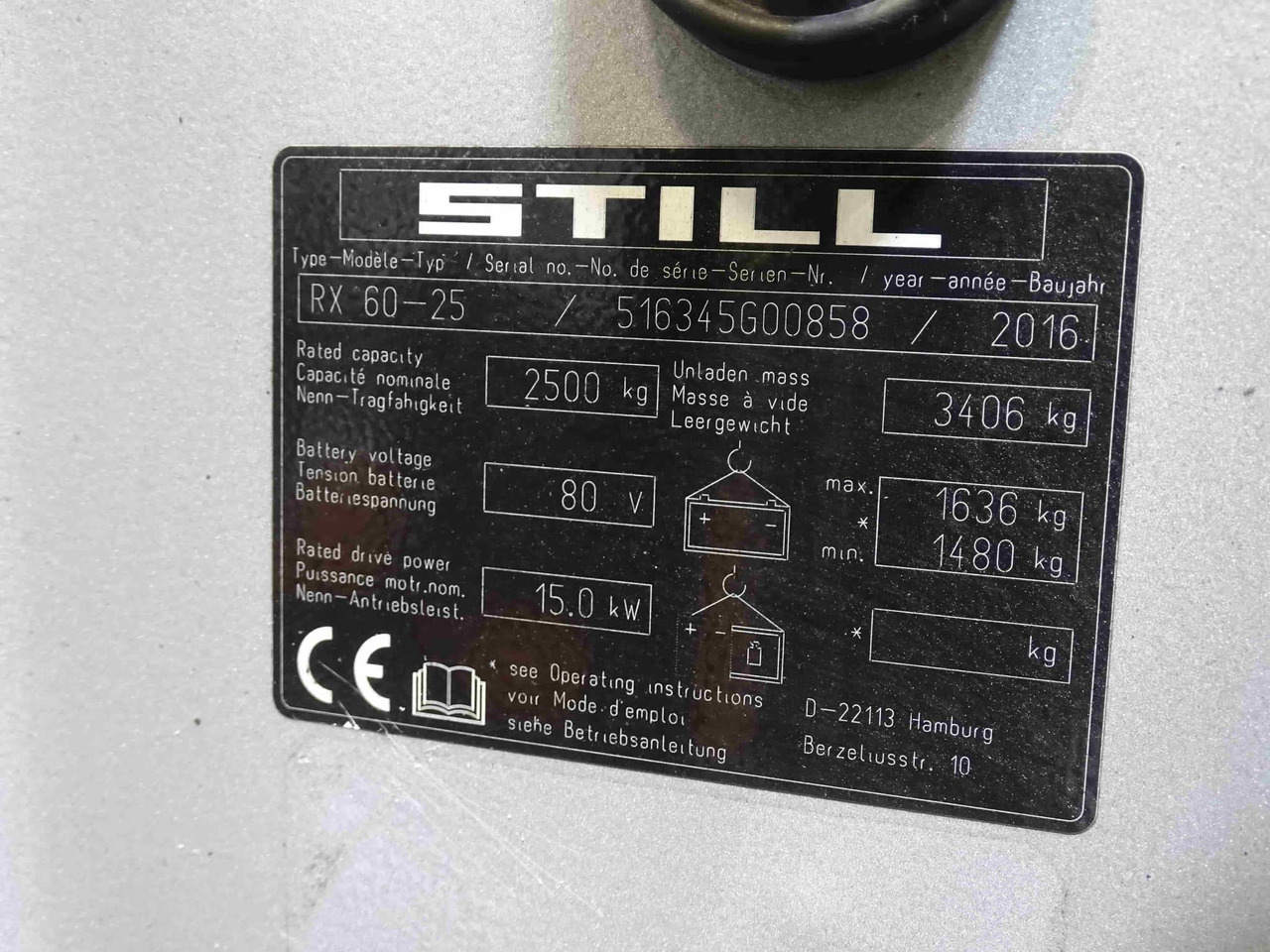 STILL RX60-25 - Электропогрузчик: фото 5 STILL RX60-25 - Электропогрузчик: фото 5