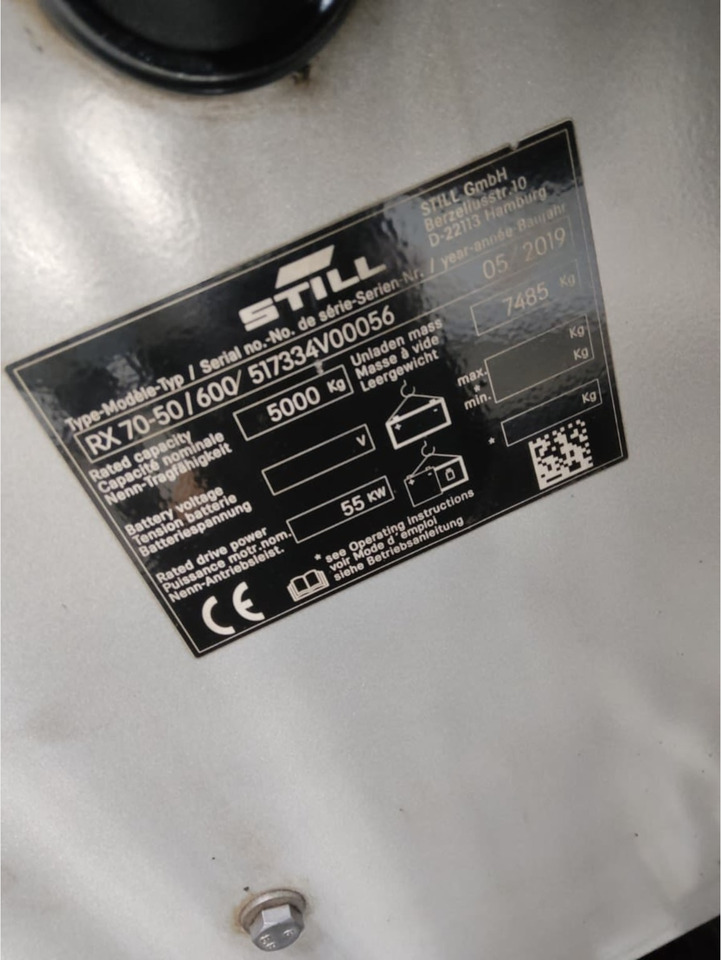 STILL RX70-50/600 - Дизельный погрузчик: фото 5 STILL RX70-50/600 - Дизельный погрузчик: фото 5