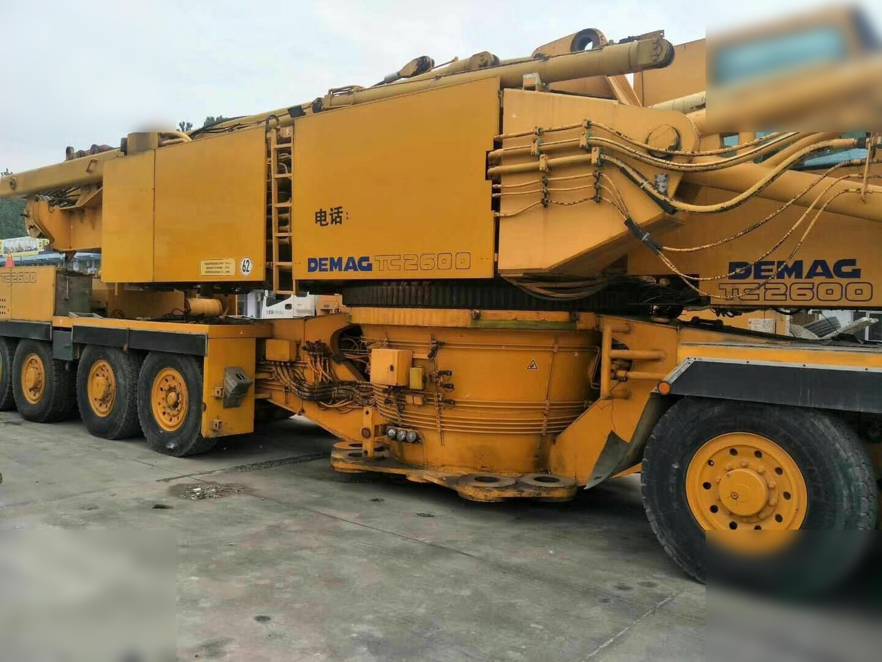 1991 DEMAG TC 2600 - Быстромонтируемый башенный кран: фото 2 1991 DEMAG TC 2600 - Быстромонтируемый башенный кран: фото 2