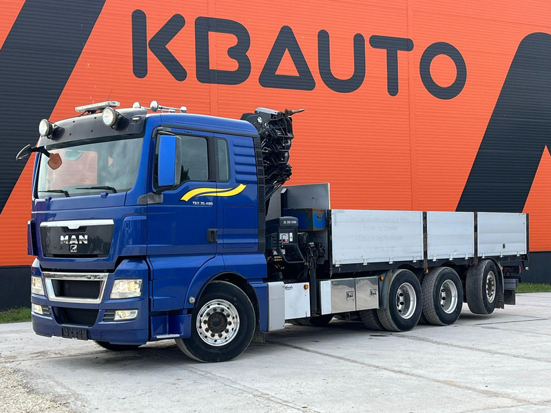 MAN TGX 35.480 8x4*4 HIAB 288E-7 / PLATFORM L=6397 mm - Грузовик бортовой/ Платформа, Автоманипулятор: фото 2 MAN TGX 35.480 8x4*4 HIAB 288E-7 / PLATFORM L=6397 mm - Грузовик бортовой/ Платформа, Автоманипулятор: фото 2