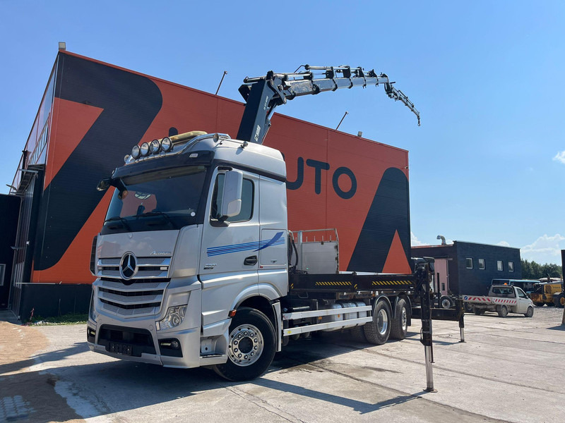 Mercedes-Benz Actros 2551 6x2 HIAB 377-6 HIPRO + JIB / Platform extendable L=6400 -- 7397mm - Грузовик бортовой/ Платформа, Автоманипулятор: фото 1 Mercedes-Benz Actros 2551 6x2 HIAB 377-6 HIPRO + JIB / Platform extendable L=6400 -- 7397mm - Грузовик бортовой/ Платформа, Автоманипулятор: фото 1