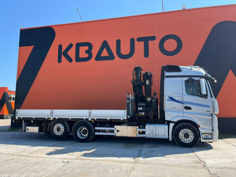 Mercedes-Benz Actros 2551 6x2 HIAB 377-6 HIPRO + JIB / Platform extendable L=6400 -- 7397mm - Грузовик бортовой/ Платформа, Автоманипулятор: фото 5 Mercedes-Benz Actros 2551 6x2 HIAB 377-6 HIPRO + JIB / Platform extendable L=6400 -- 7397mm - Грузовик бортовой/ Платформа, Автоманипулятор: фото 5