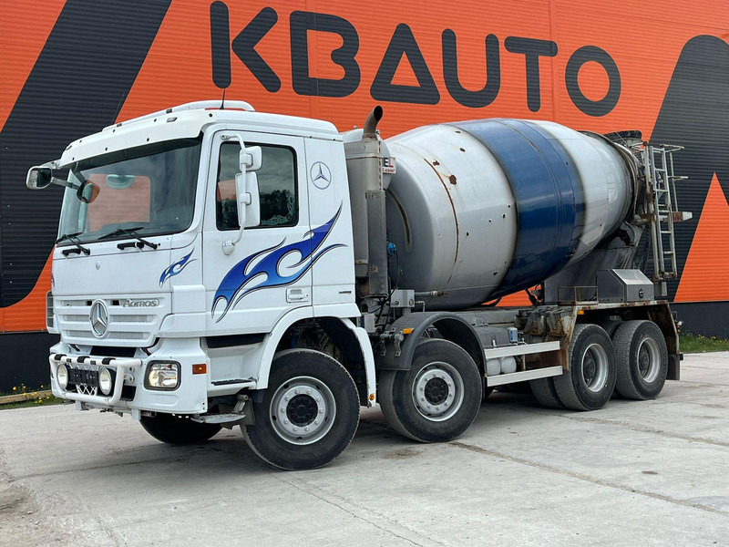 Mercedes-Benz Actros 3241 8x4 MSM 9M 10m3 / FULL STEEL / HUB REDUCTION / CHUTE - Автобетоносмеситель: фото 1 Mercedes-Benz Actros 3241 8x4 MSM 9M 10m3 / FULL STEEL / HUB REDUCTION / CHUTE - Автобетоносмеситель: фото 1