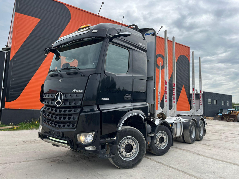 Mercedes-Benz Arocs 3263 8x4 FULL STEEL - Лесовоз, Автоманипулятор: фото 2 Mercedes-Benz Arocs 3263 8x4 FULL STEEL - Лесовоз, Автоманипулятор: фото 2