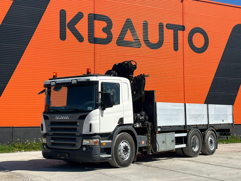 Scania P 340 6x2 HIAB 135-4 / PLATFORM L=6171 mm - Грузовик бортовой/ Платформа, Автоманипулятор: фото 2 Scania P 340 6x2 HIAB 135-4 / PLATFORM L=6171 mm - Грузовик бортовой/ Платформа, Автоманипулятор: фото 2