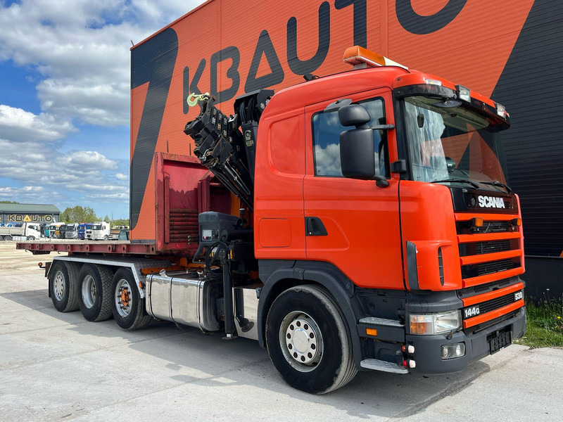 Scania R 144 8x2/4 HIAB 211EP-5 YEAR 2008 / HOOK LIFT L=5400 mm - Крюковой мультилифт, Автоманипулятор: фото 4 Scania R 144 8x2/4 HIAB 211EP-5 YEAR 2008 / HOOK LIFT L=5400 mm - Крюковой мультилифт, Автоманипулятор: фото 4