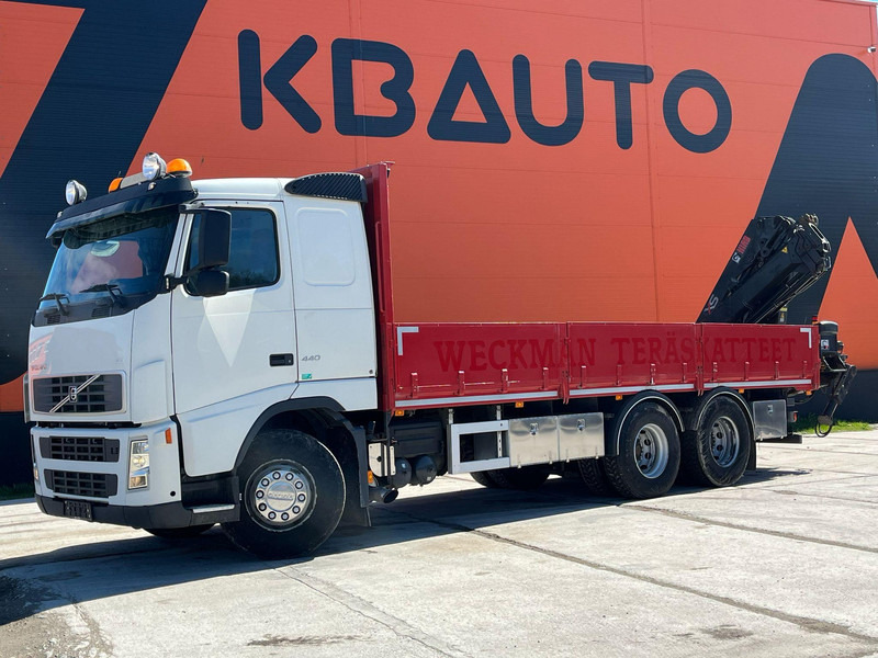 Volvo FH 440 6x2 HIAAB 144E-3 / PLATFORM L=7061 mm - Грузовик бортовой/ Платформа, Автоманипулятор: фото 2 Volvo FH 440 6x2 HIAAB 144E-3 / PLATFORM L=7061 mm - Грузовик бортовой/ Платформа, Автоманипулятор: фото 2