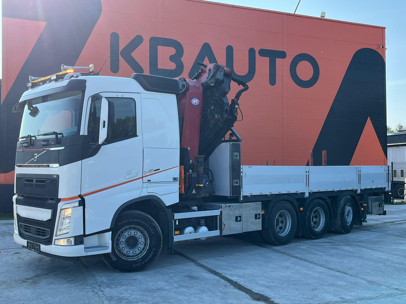 Volvo FH 540 8x4*4 HMF5020K-6 + JIB + WINCH / PLATFORM L=6508 mm - Грузовик бортовой/ Платформа, Автоманипулятор: фото 2 Volvo FH 540 8x4*4 HMF5020K-6 + JIB + WINCH / PLATFORM L=6508 mm - Грузовик бортовой/ Платформа, Автоманипулятор: фото 2