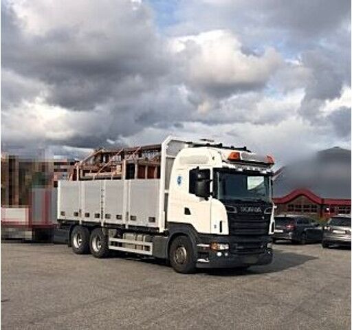 Scania R560 *6x2 *PLATFORM 6.5m *ALUMINUM SIDE WALLS - Грузовик бортовой/ Платформа: фото 1 Scania R560 *6x2 *PLATFORM 6.5m *ALUMINUM SIDE WALLS - Грузовик бортовой/ Платформа: фото 1