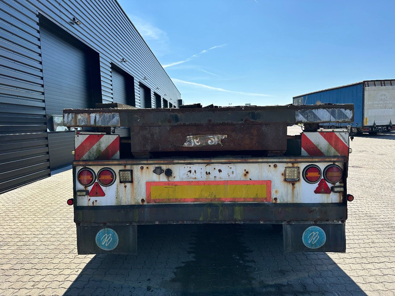 Полуприцеп бортовой/ Платформа AMT 4 axle platform trailer / extendable: фото 10