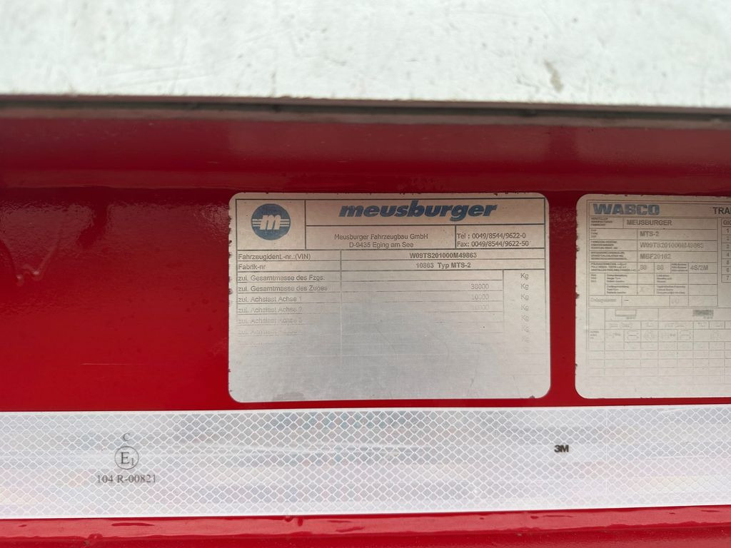 Meusburger 2 achs tiefbett / 300 mm Meusburger 2 achs tiefbett / 300 mm - Низкорамный полуприцеп: фото 3 Meusburger 2 achs tiefbett / 300 mm Meusburger 2 achs tiefbett / 300 mm - Низкорамный полуприцеп: фото 3