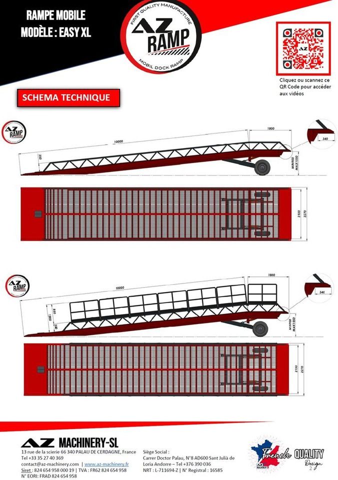 AZ RAMP EASY-XL 8 - Погрузочная рампа: фото 5 AZ RAMP EASY-XL 8 - Погрузочная рампа: фото 5