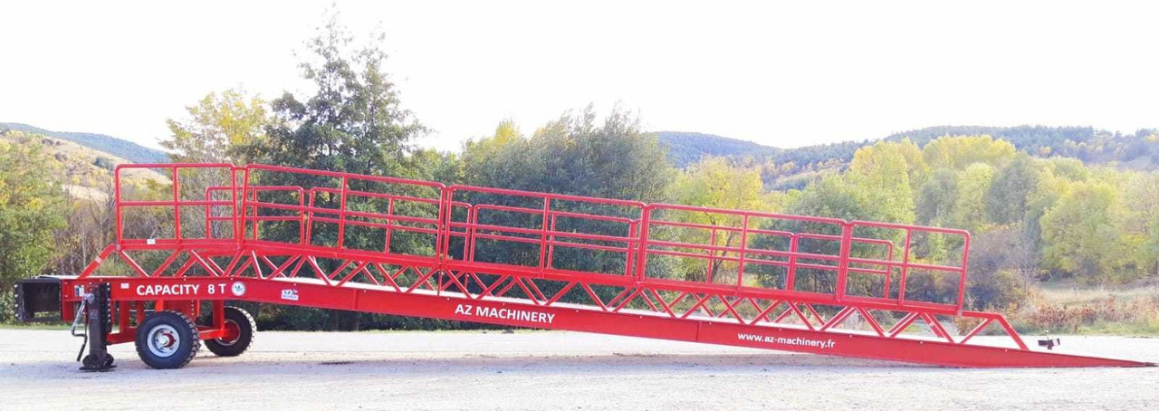 Новый Погрузочная рампа AZ RAMP-EASY XL-8 OTC . Mobil Loading Ramp  WIDE With Level Off, 8 t Capacity: фото 13