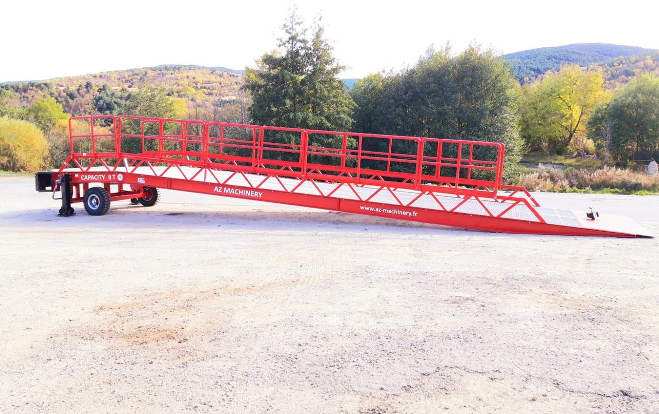 Новый Погрузочная рампа AZ RAMP-EASY XL-8 OTC . Mobil Loading Ramp  WIDE With Level Off, 8 t Capacity: фото 15