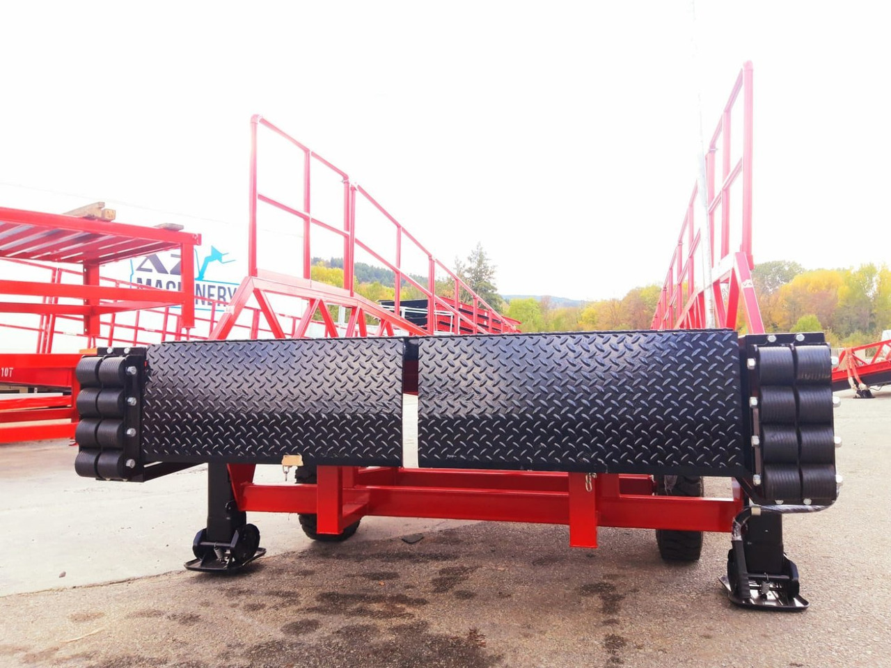 Новый Погрузочная рампа AZ RAMP-EASY XL-8 OTC . Mobil Loading Ramp  WIDE With Level Off, 8 t Capacity: фото 12