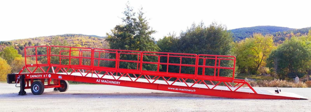 Новый Погрузочная рампа AZ RAMP-EASY XL-8 OTC . Mobil Loading Ramp  WIDE With Level Off, 8 t Capacity: фото 14