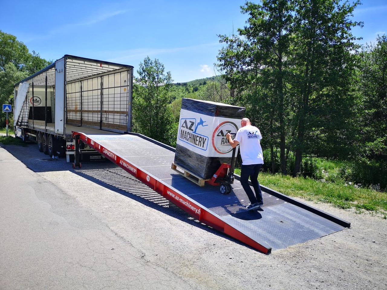 Новый Погрузочная рампа AZ RAMP-PRIME PRIME WLO + 8 .  Industrial Mobil Loading Ramp: фото 11