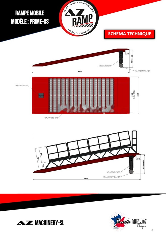 AZ RAMP PRIME XS-6 mobile loading ramp - Погрузочная рампа: фото 3 AZ RAMP PRIME XS-6 mobile loading ramp - Погрузочная рампа: фото 3