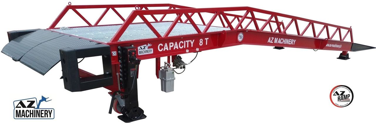 Loading Ramp with with hydraulic tilting bridge - AZ RAMP - STAR- 8T. 8 ton capacity - Погрузочная рампа: фото 1 Loading Ramp with with hydraulic tilting bridge - AZ RAMP - STAR- 8T. 8 ton capacity - Погрузочная рампа: фото 1