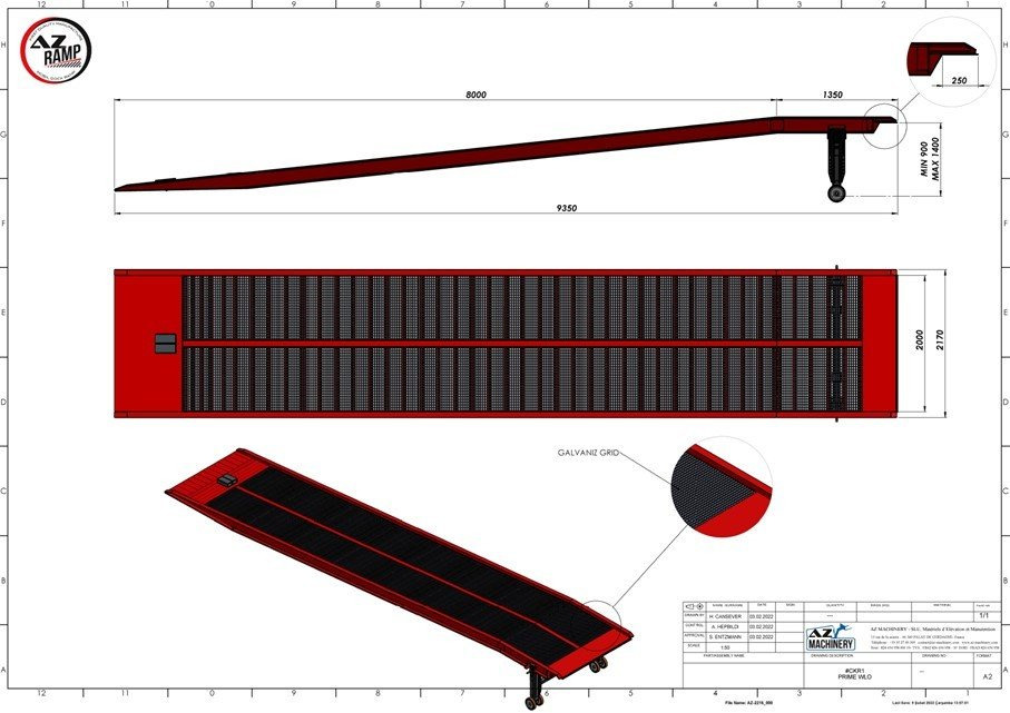 Новый Погрузочная рампа **RENTAL 12-24-36 Month** AZ RAMP-PRIME PRIME WLO + 8 .  Industrial Mobil Loading Ramp: фото 6