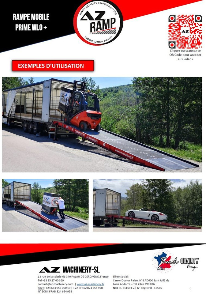 Новый Погрузочная рампа **RENTAL 12-24-36 Month** AZ RAMP-PRIME PRIME WLO + 8 .  Industrial Mobil Loading Ramp: фото 10