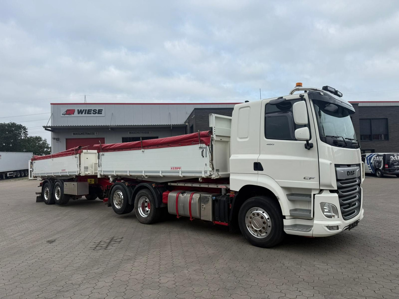 DAF CF 480 FAN 6x2 Dreiseitenkipper Inkl. Anhänger - Самосвал: фото 1 DAF CF 480 FAN 6x2 Dreiseitenkipper Inkl. Anhänger - Самосвал: фото 1