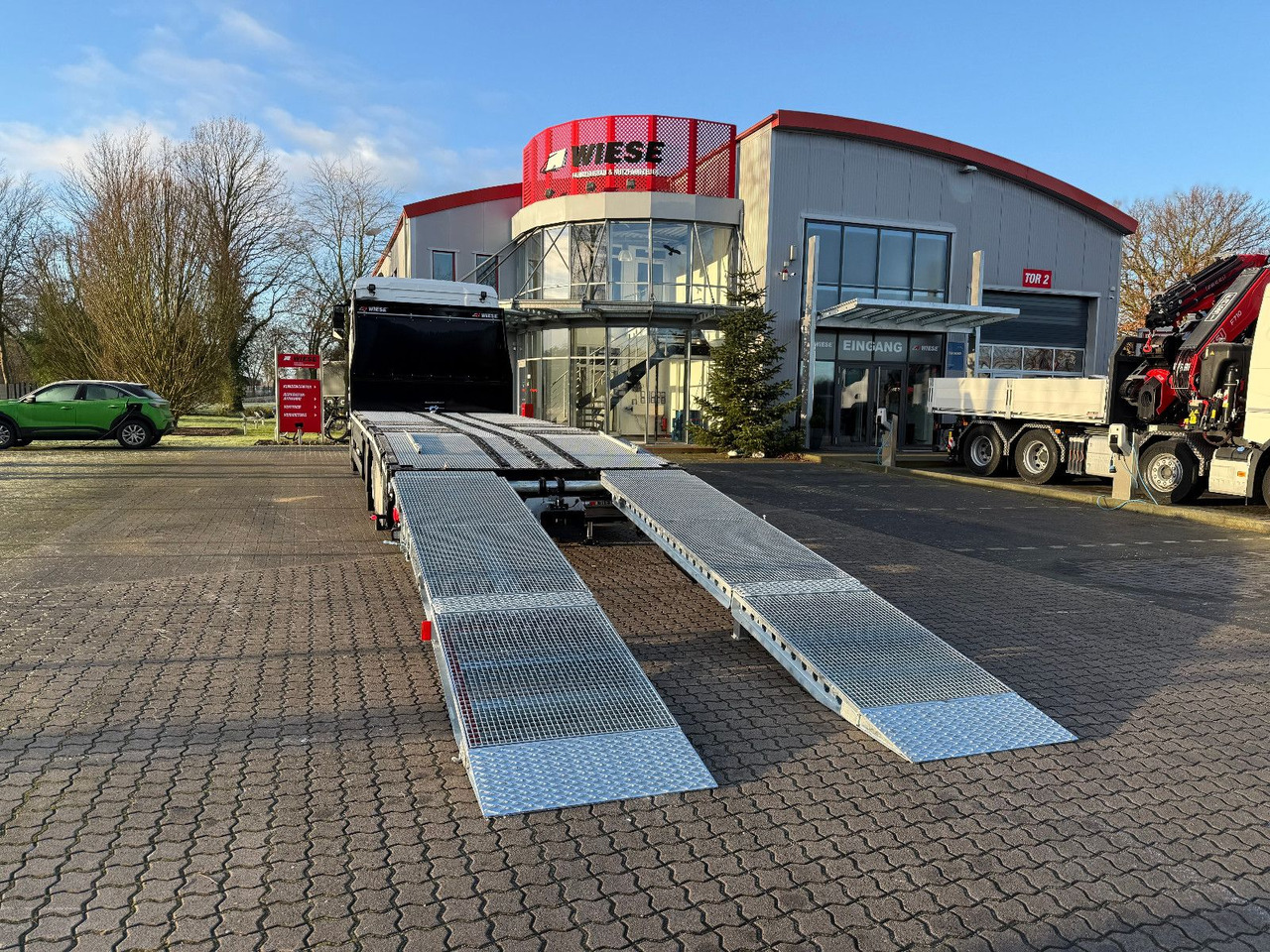 MAN Baumaschinen- Arbeitsbühnentransporter Rampen - Автовоз: фото 4 MAN Baumaschinen- Arbeitsbühnentransporter Rampen - Автовоз: фото 4