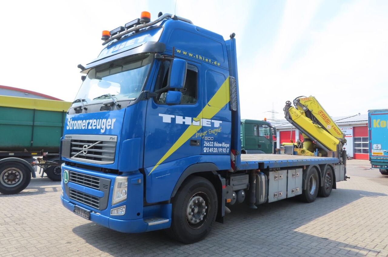 Volvo FH 500 Kran Fassi F360 XP Containerpritsche - Грузовик бортовой/ Платформа, Автоманипулятор: фото 2 Volvo FH 500 Kran Fassi F360 XP Containerpritsche - Грузовик бортовой/ Платформа, Автоманипулятор: фото 2
