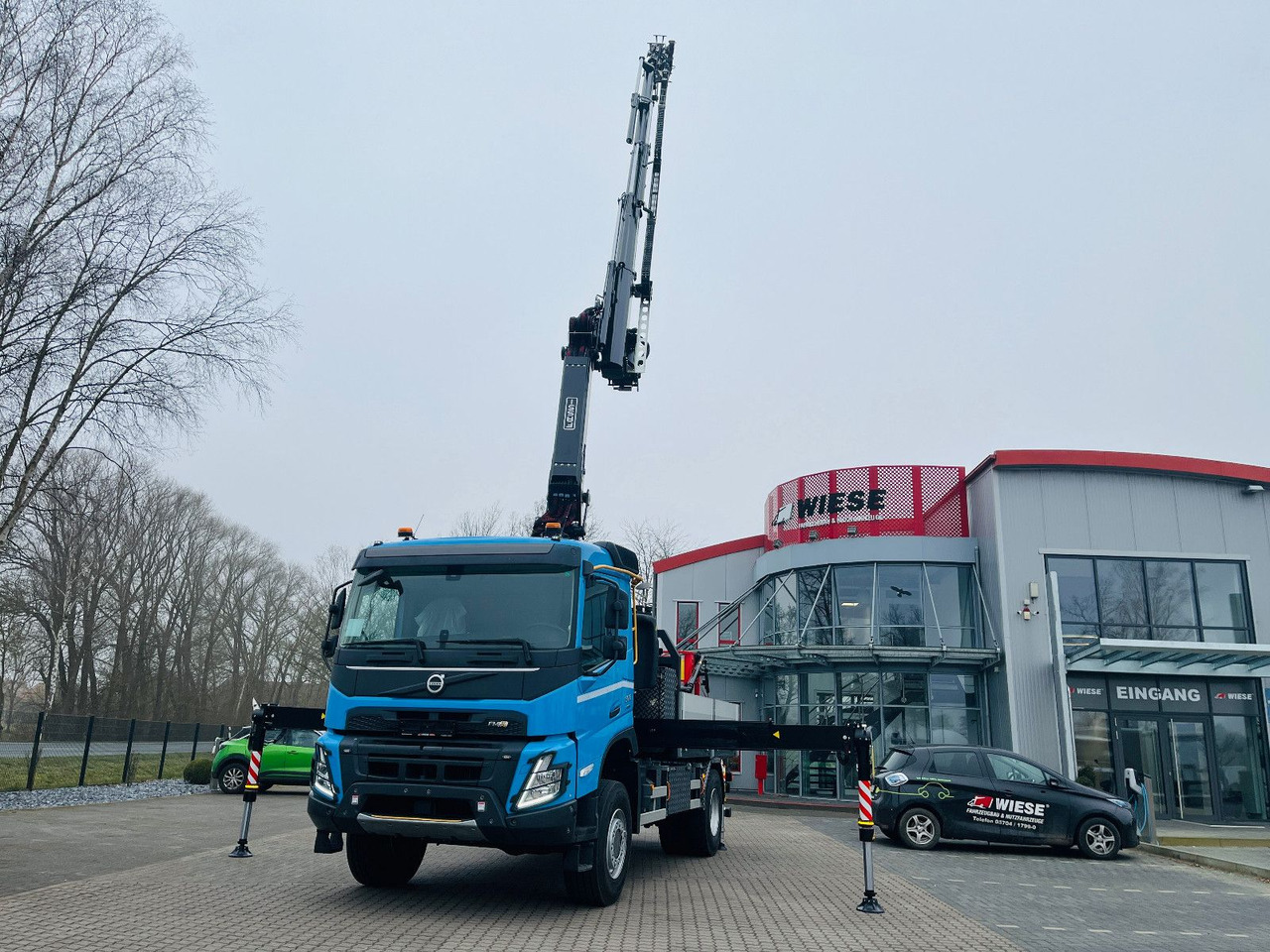 Грузовик бортовой/ Платформа, Автоманипулятор Volvo FMX 500 inkl. F345RB.2.24 & L324 +V20 & Korb: фото 6