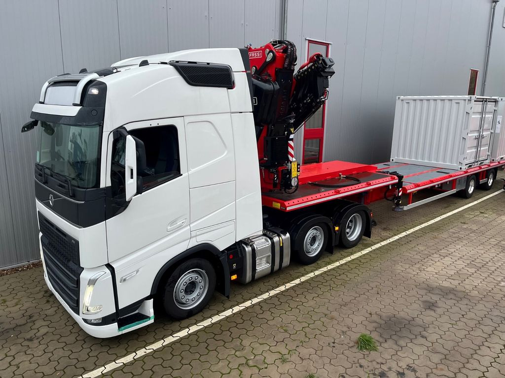 Wiese Stufensattel Tieflader mit Kran Fassi F545 - Полуприцеп бортовой/ Платформа: фото 5 Wiese Stufensattel Tieflader mit Kran Fassi F545 - Полуприцеп бортовой/ Платформа: фото 5