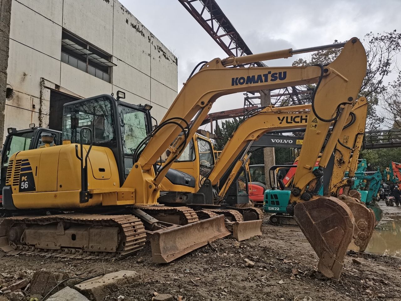 KOMATSU PC56-7 - Мини-экскаватор: фото 1 KOMATSU PC56-7 - Мини-экскаватор: фото 1
