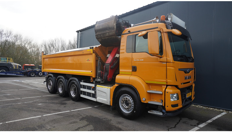 Автоманипулятор MAN TGS 35-440 8X4 2 SIDE TIPPER WITH HMF Z 1943 CRANE 415.000KM: фото 7