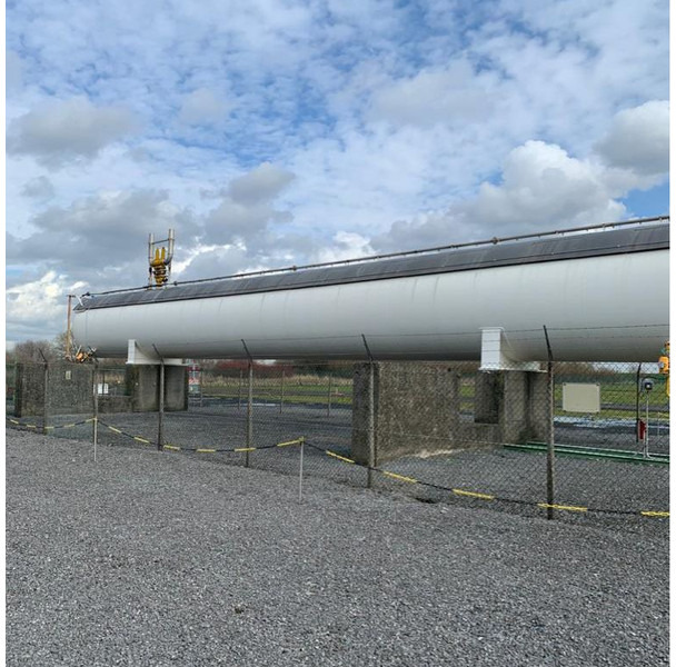 200m3 stationary gastank Gas, LPG, GPL, GAZ, Propane with Sun roof and appendages Used Tank ID 1.209 - Резервуар для хранения: фото 1 200m3 stationary gastank Gas, LPG, GPL, GAZ, Propane with Sun roof and appendages Used Tank ID 1.209 - Резервуар для хранения: фото 1