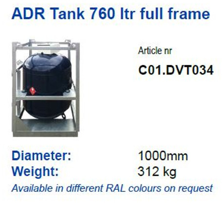 De Visser ADR LPG GASTANK 760 LITER FULL FRAME - Топливный бак для Грузовиков: фото 2 De Visser ADR LPG GASTANK 760 LITER FULL FRAME - Топливный бак для Грузовиков: фото 2