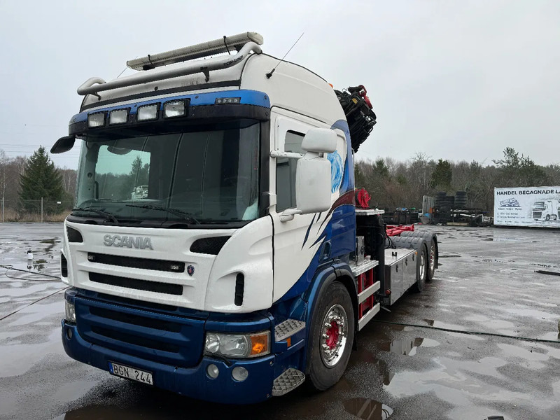 Scania P420 6X2*4, Hooklift-truck with Crane, 2008 - Грузовик, Автоманипулятор: фото 2 Scania P420 6X2*4, Hooklift-truck with Crane, 2008 - Грузовик, Автоманипулятор: фото 2