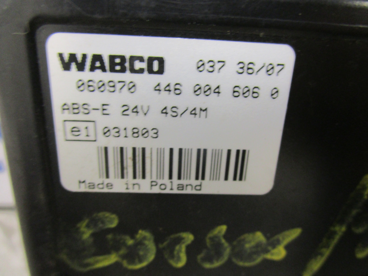IVECO CURSOR WABCO ABS MODULE / ECU P/NO 060970 4460046060 - Детали тормозной системы для Грузовиков: фото 2 IVECO CURSOR WABCO ABS MODULE / ECU P/NO 060970 4460046060 - Детали тормозной системы для Грузовиков: фото 2
