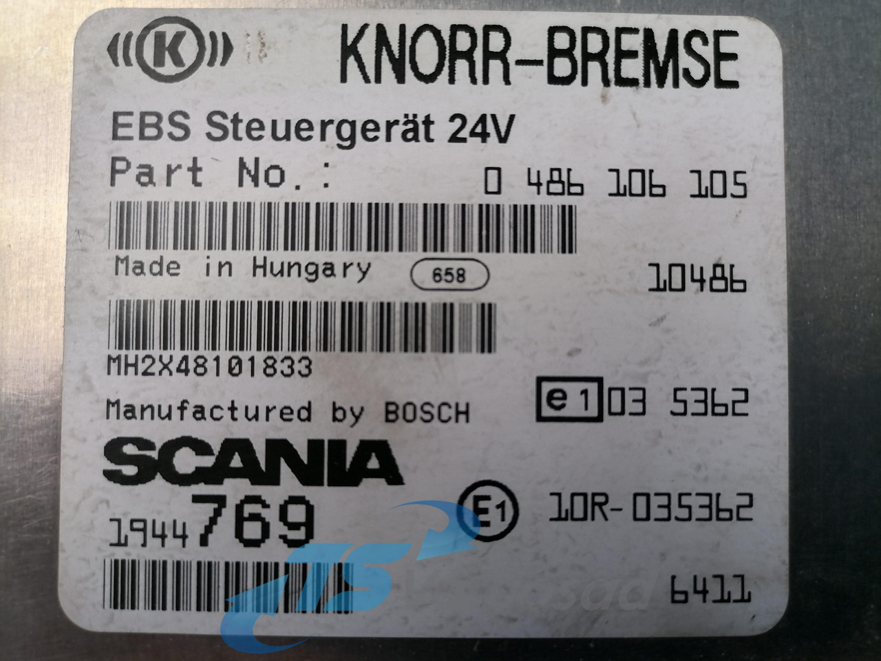 Scania Ecu, EBS 1944769 - Блок управления для Грузовиков: фото 4 Scania Ecu, EBS 1944769 - Блок управления для Грузовиков: фото 4