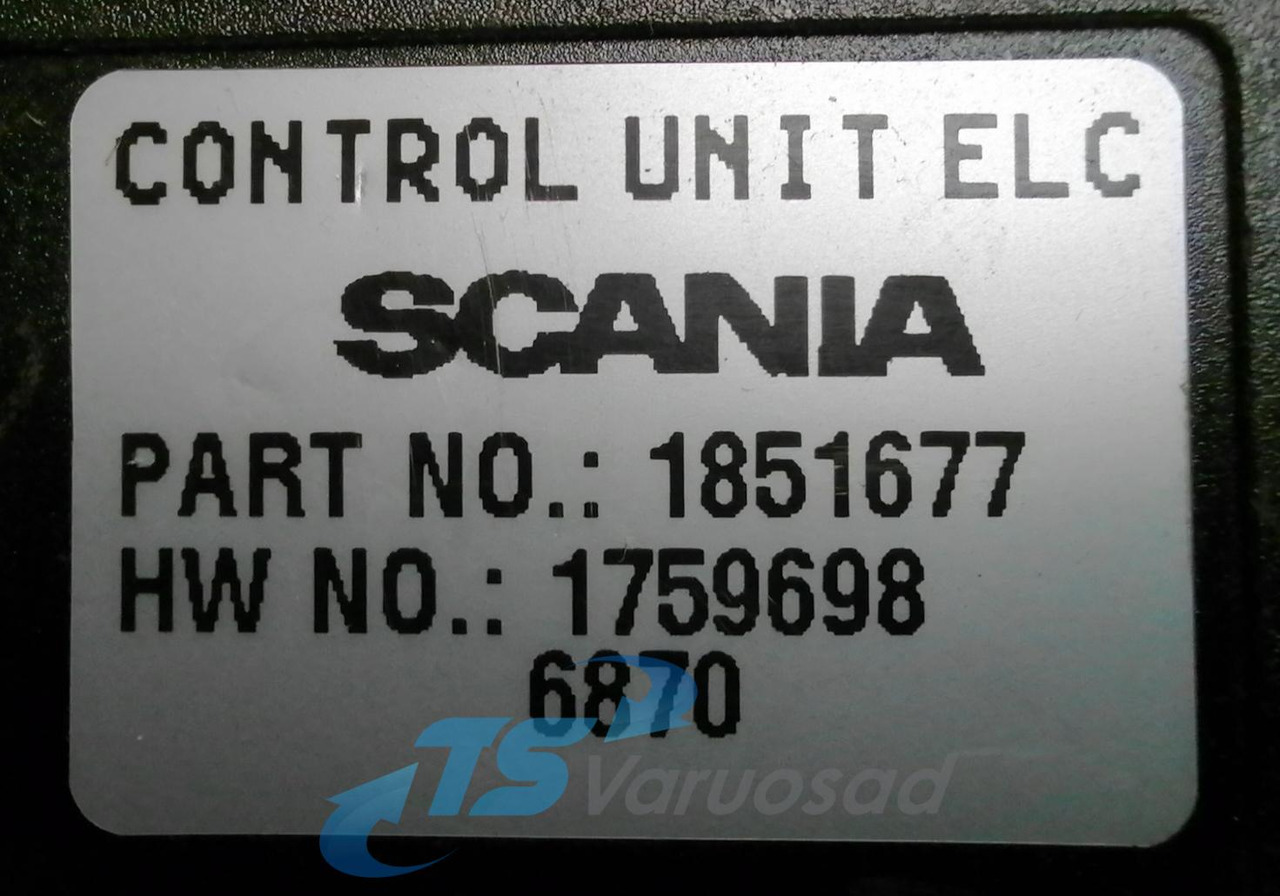 Scania Ecu, ECAS 1759698 - Блок управления для Грузовиков: фото 4 Scania Ecu, ECAS 1759698 - Блок управления для Грузовиков: фото 4
