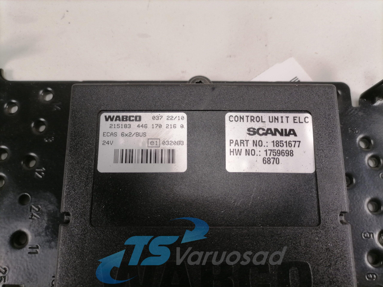 Scania Ecu, ECAS 1851677 - Блок управления для Грузовиков: фото 4 Scania Ecu, ECAS 1851677 - Блок управления для Грузовиков: фото 4