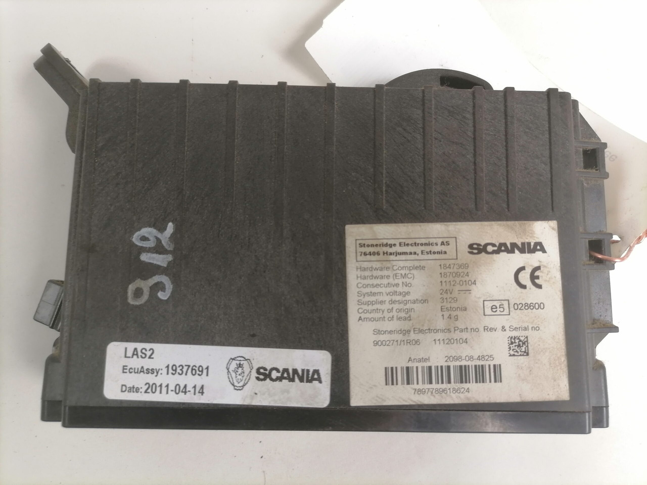 Scania Ecu, LAS 1937691 - Блок управления для Грузовиков: фото 3 Scania Ecu, LAS 1937691 - Блок управления для Грузовиков: фото 3