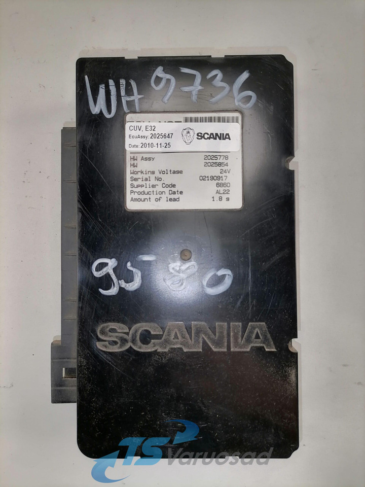 Scania Ecu, VIS 2025647 - Блок управления для Грузовиков: фото 2 Scania Ecu, VIS 2025647 - Блок управления для Грузовиков: фото 2