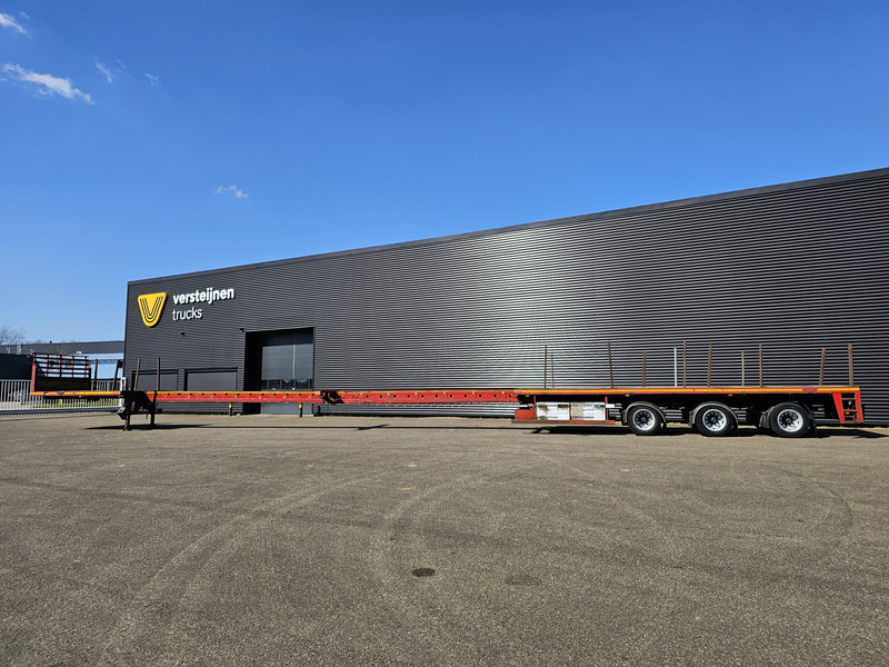 Broshuis 3AOU 48 / 2 x EXTENDABLE / 28.8 mtr / 3 X STEERING AXLE - Полуприцеп бортовой/ Платформа: фото 4 Broshuis 3AOU 48 / 2 x EXTENDABLE / 28.8 mtr / 3 X STEERING AXLE - Полуприцеп бортовой/ Платформа: фото 4