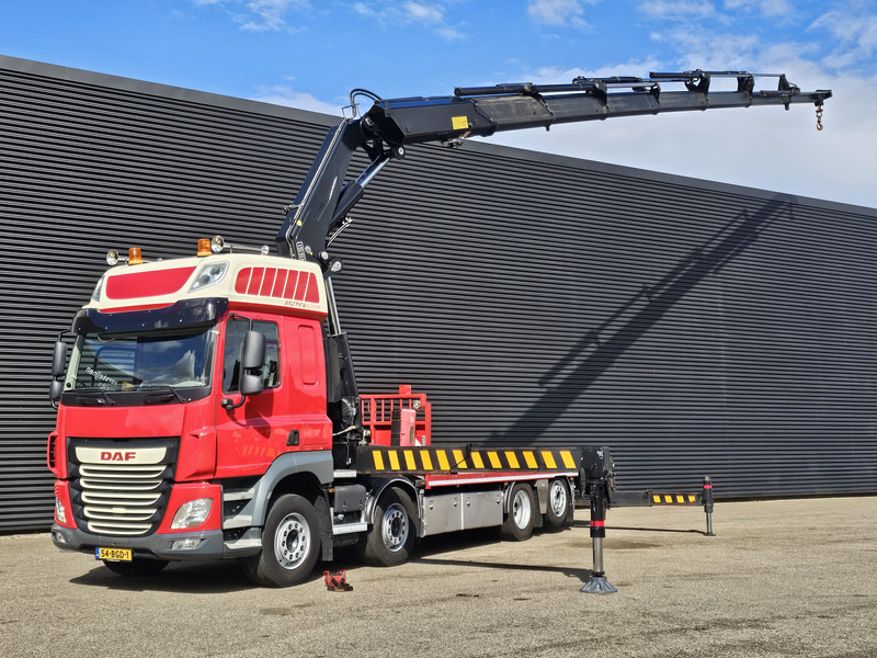 DAF CF 460 8x2/6 / FASSI 82 t/m CRANE / KRAN - 18.3 mtr - Грузовик бортовой/ Платформа, Автоманипулятор: фото 1 DAF CF 460 8x2/6 / FASSI 82 t/m CRANE / KRAN - 18.3 mtr - Грузовик бортовой/ Платформа, Автоманипулятор: фото 1