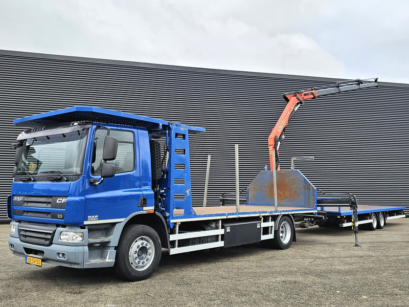 DAF CF 75.310 / TRAILER + PALFINGER CRANE/KRAN - Грузовик бортовой/ Платформа, Автоманипулятор: фото 1 DAF CF 75.310 / TRAILER + PALFINGER CRANE/KRAN - Грузовик бортовой/ Платформа, Автоманипулятор: фото 1