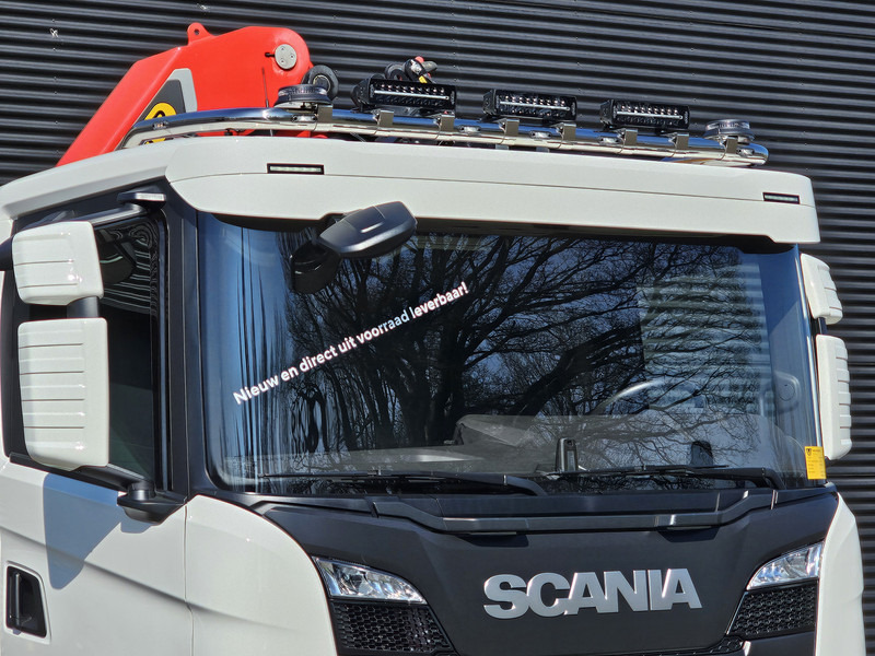 Грузовик бортовой/ Платформа, Автоманипулятор Scania P410 6x2*4 / PALFINGER 35 tm CRANE + WINCH: фото 13
