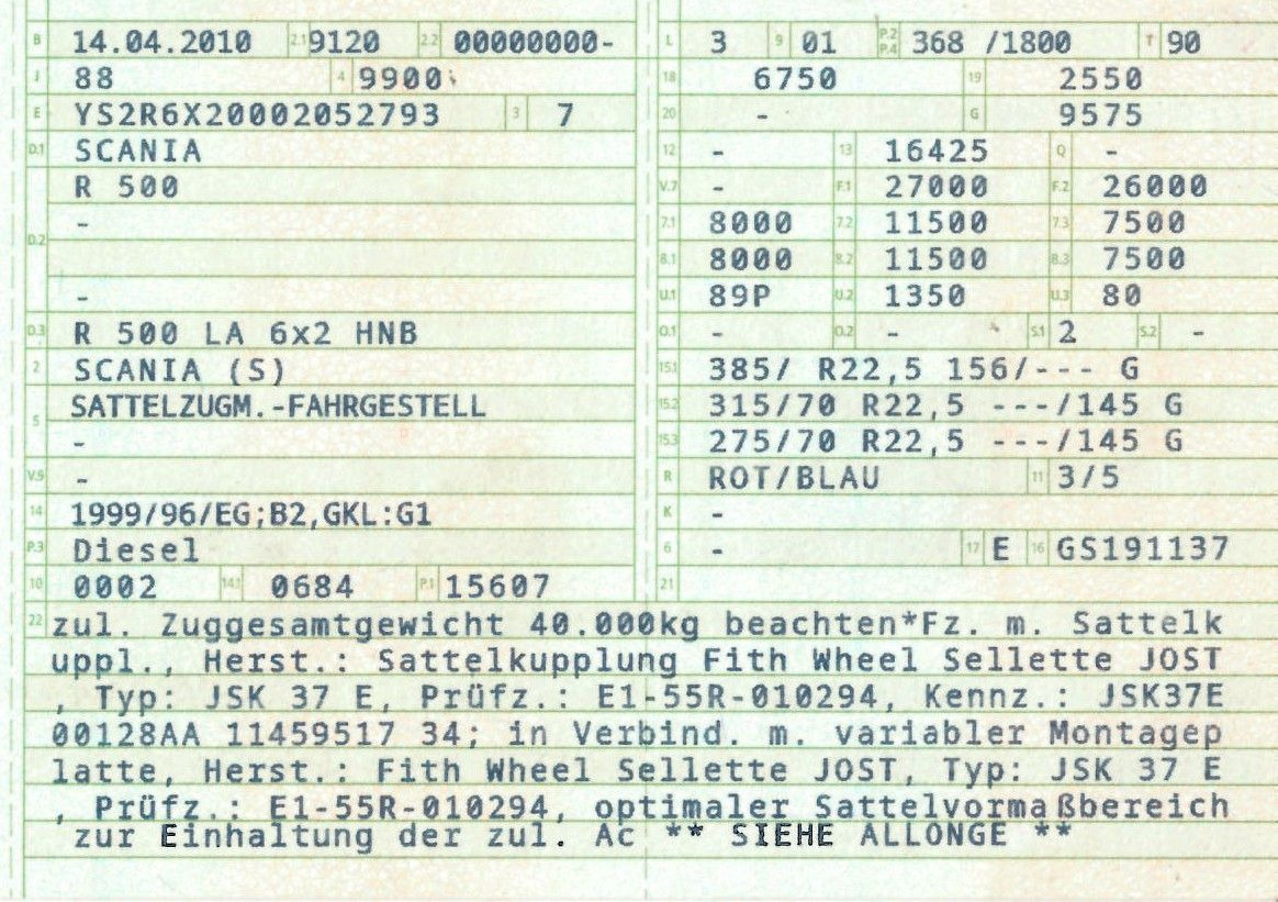 Scania R500 V8 6x2 | Retarder | Topline | Liftachse - Тягач: фото 2 Scania R500 V8 6x2 | Retarder | Topline | Liftachse - Тягач: фото 2